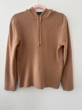 Naadam Signature 100% Cashmere Hoodie XS Caramel/Light Brown
